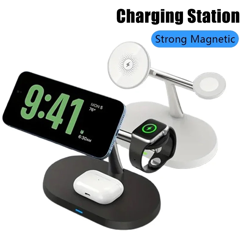 Wireless Charger 3 In 1 - 3 in 1 Opansten マグネット式ワイヤレス充電スタンド iPhone