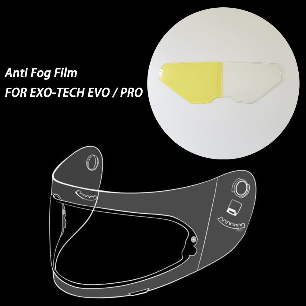 Moto Tech Accessories & Workshop - ヘルメットフェイスシールド防曇オートバイ保護ヘルメットアクセサリーScorpion EXO-TECH EVO PROバイザーシールド防曇フィルムに適合