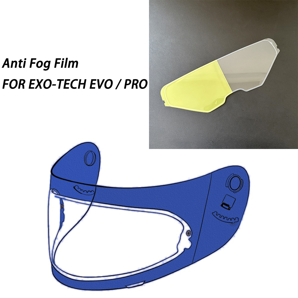 Moto Tech Accessories & Workshop - ヘルメットバイザーフィルム防曇フィルムスコーピオン EXO-TECH EVO PRO フリップアップレンズ防曇フィルムオートバイヘルメットアクセサリーに適合