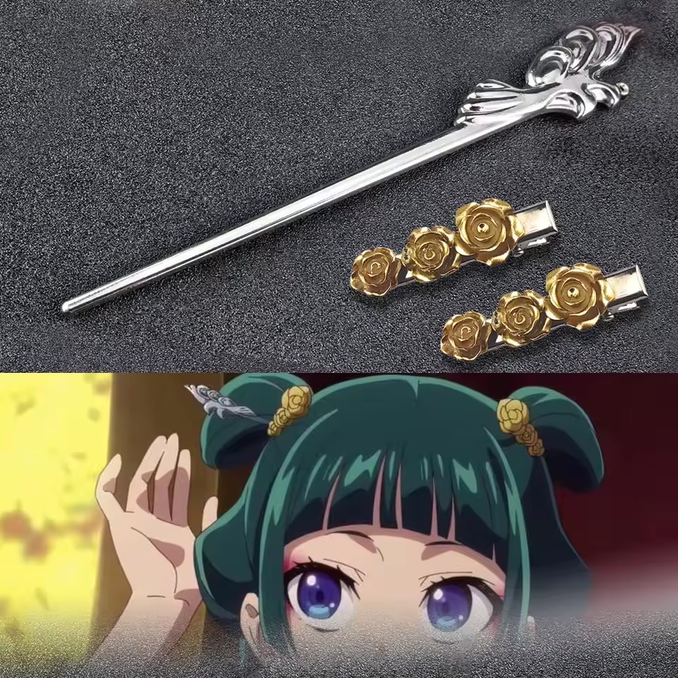 Tech Accessories For Women - 薬局日記合金ヘアピンアニメコスプレスタイリッシュなヘアアクセサリー小道具帽子女性女の子ハロウィンロールプレイヘアピン