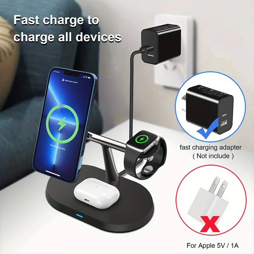 3 in 1 マグネット式ワイヤレス充電スタンド（MacSa - Wireless Charger 3 In 1 のレビューと価格