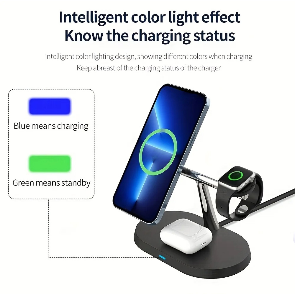 3 in 1 マグネット式ワイヤレス充電スタンド（MacSa - Wireless Charger 3 In 1 のレビューと価格
