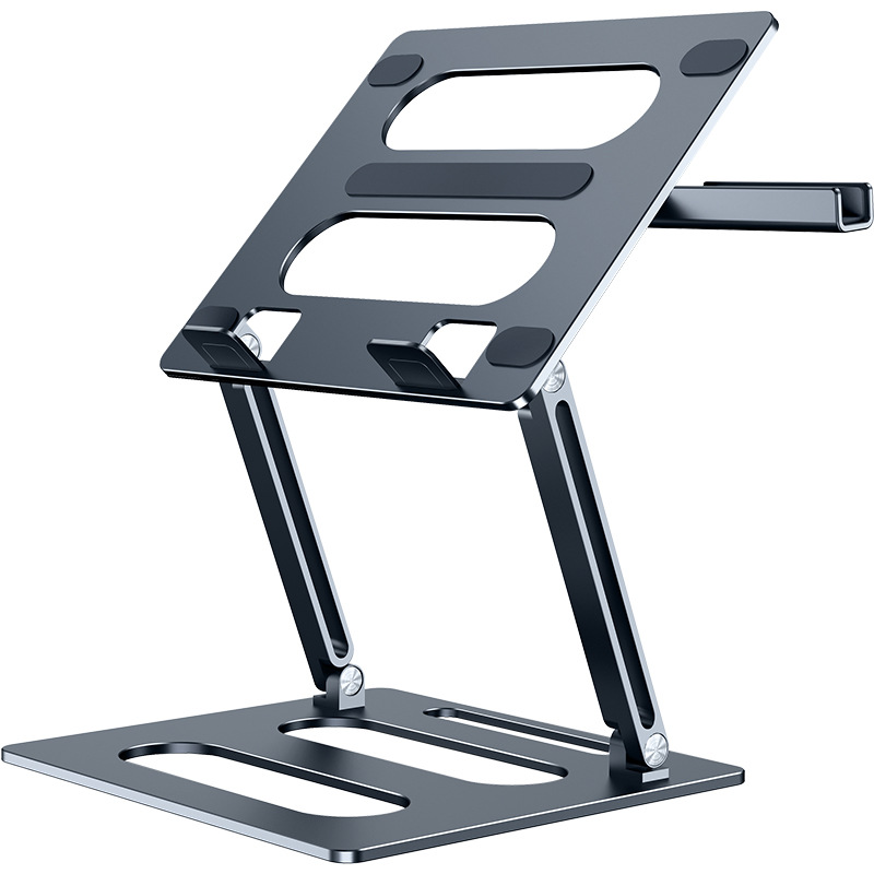ラップトップブラケット吊り下げ式スタンディングオフィス調節可 - Laptop Stand Bamboo のレビューと価格