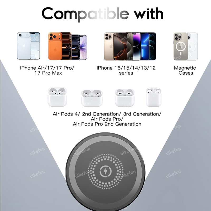 iPhone 17/16/15/14/13/12/11、Sa - Wireless Charger 3 In 1 のレビューと価格