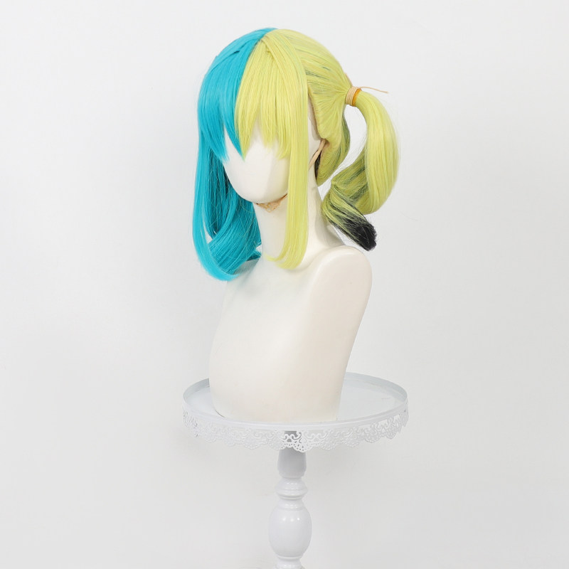 アニメカナリコスプレウィッグ耐熱黄緑ピグテール女性人工毛ハロ - Tech Accessories For Women のレビューと価格