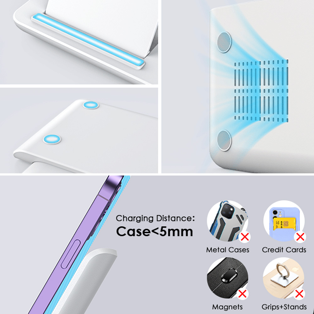 LED 3 in 1 ワイヤレス充電ステーション iPhon - Wireless Charger 3 In 1 のレビューと価格