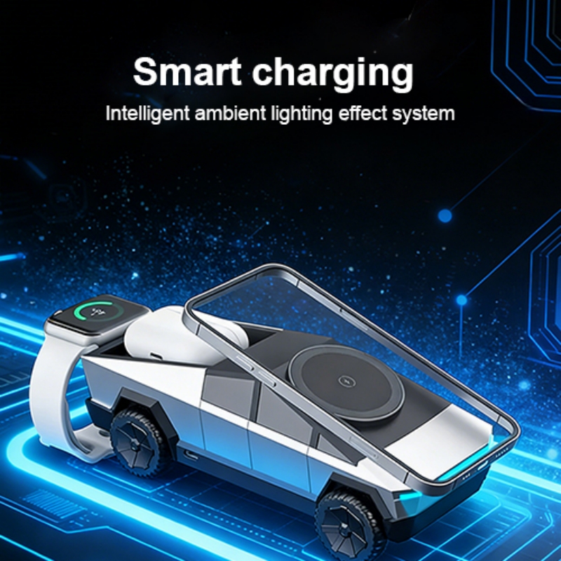 デスクトップスタンド 3-in-1 サイバードック ワイヤレ - Wireless Charger 3 In 1 のレビューと価格