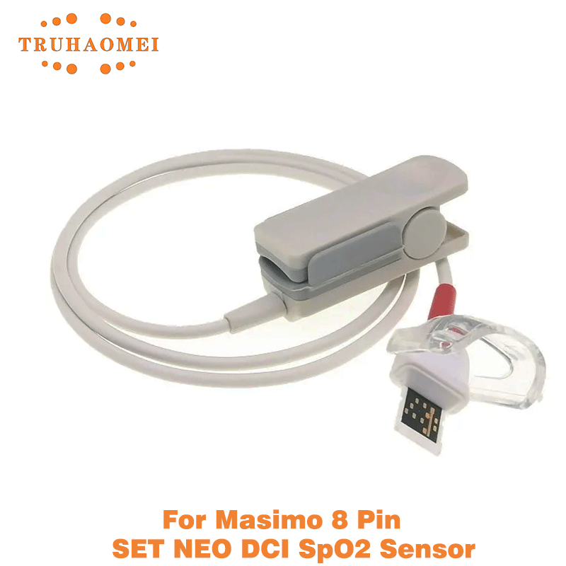 再利用可能なSpO2センサー 8ピン レッド ショート 大人 - Moto Tech Accessories & Workshop のレビューと価格