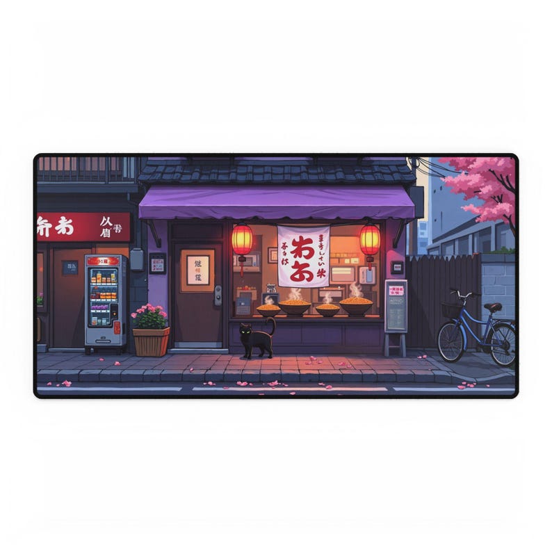 日本のラーメンショップマウスパッド、ゲーマー向けデスクアクセ - Japanese Tech Accessories のレビューと価格