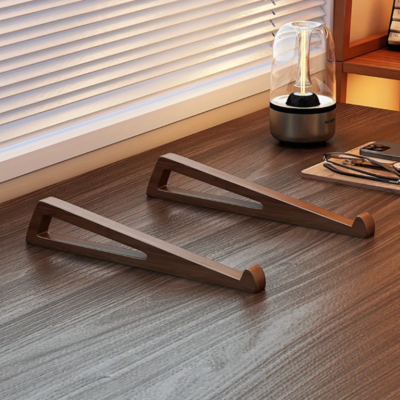 ポータブル折りたたみ木製ラップトップスタンド - 人間工学に - Laptop Stand Bamboo のレビューと価格