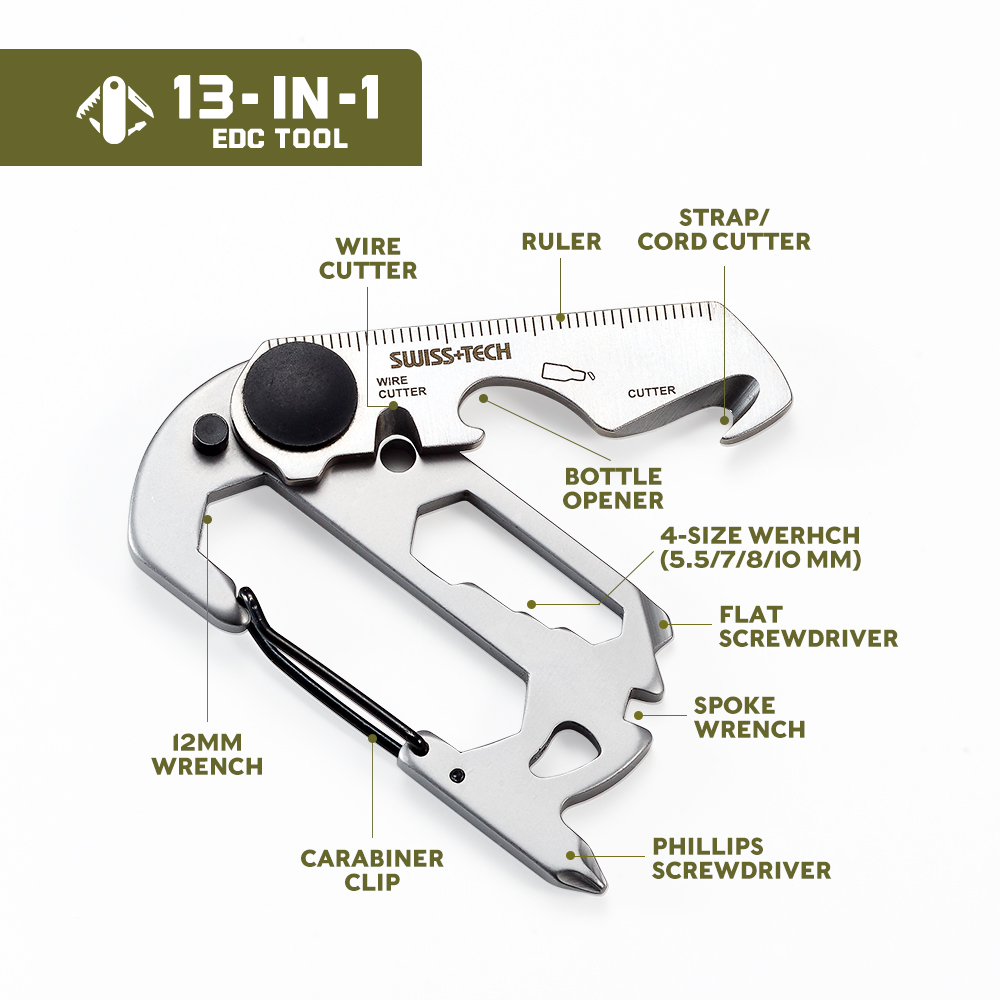 SWISS TECH 13 In 1 ミニ Protable - Tech Accessories Kit のレビューと価格