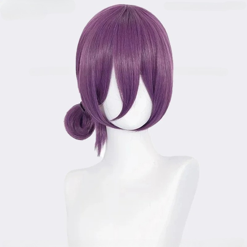 アニメレゼコスプレウィッグ 45 センチメートル紫ウィッグチ - Tech Accessories For Women のレビューと価格