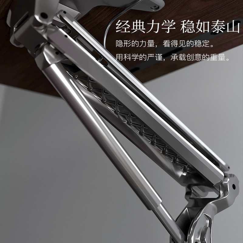 空気圧式スタンディングデスク、高さ調節可能なモバイルラップト - Laptop Stand Bamboo のレビューと価格