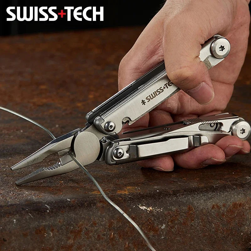 SWISS TECH 18 in 1 マルチツールプライヤー - Tech Accessories Kit のレビューと価格